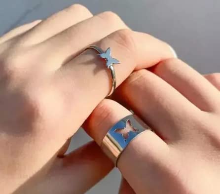 Butterfly Ring Set