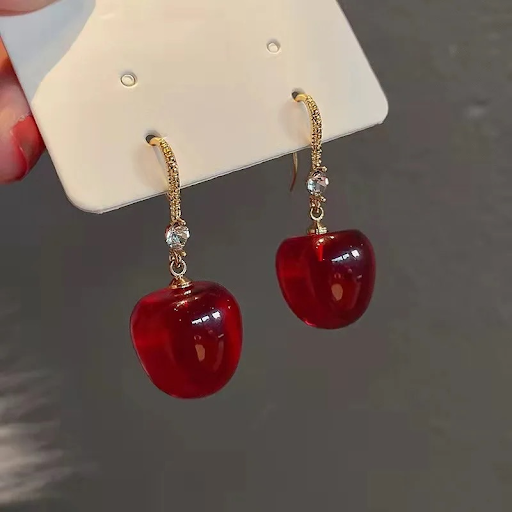 Trendy Cherry Earrings