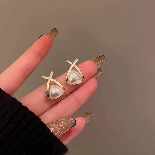 Pearl Stud Earrings