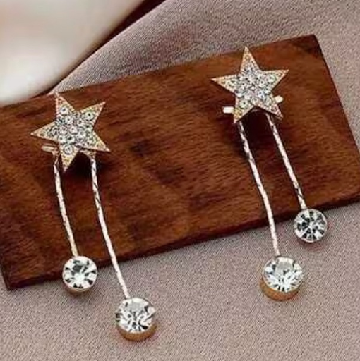 Star Drop Earrings