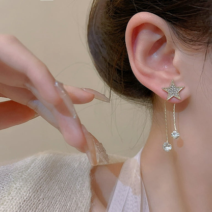 Star Drop Earrings