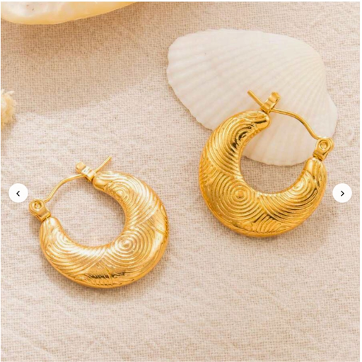 Textured Circular Hoops