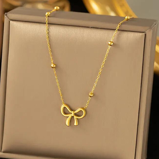 Bow Chain Necklace