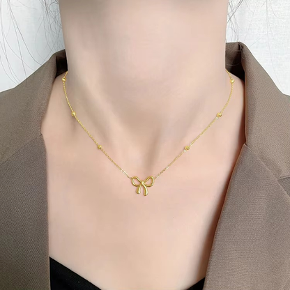 Bow Chain Necklace