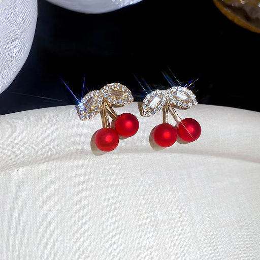 Red Cherry Earrings